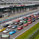 Transaxle cars at last year’s 40 years of transaxles celebration at the Nürburgring. Photo credit: Porsche